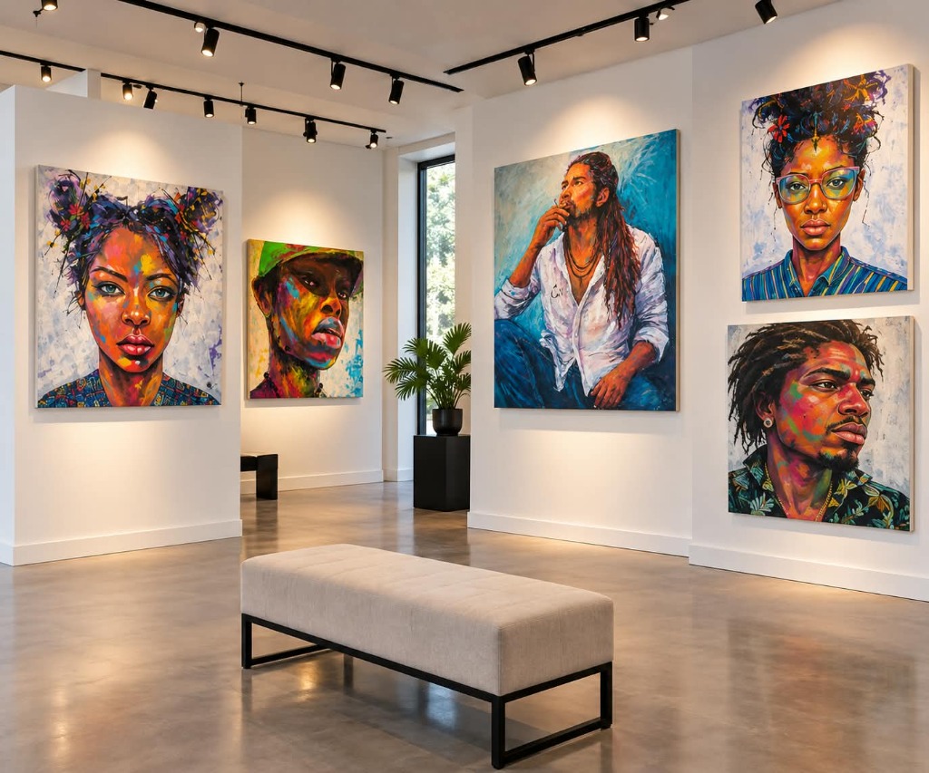 L'Aile Contemporaine & Portraits Figuratifs — Galerie Tamaris